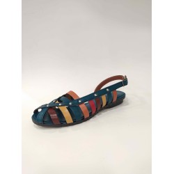 BABLİSOK 6203-1 İNCE TABAN DERİ RENKLİ  BODRUM SANDALET