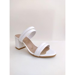 BABLİSOK M04 TOPUKLU ÇİFT BANT KADIN ABİYE SANDALET