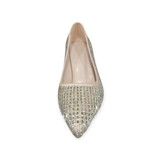 BEETY 25BK238.38 SİVRİ BURUN TAŞLI ABİYE KADIN STİLETTO