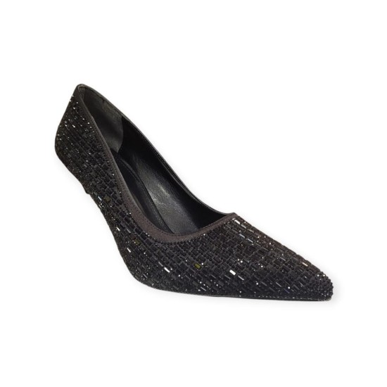 BEETY 25BK238.38 SİVRİ BURUN TAŞLI ABİYE KADIN STİLETTO