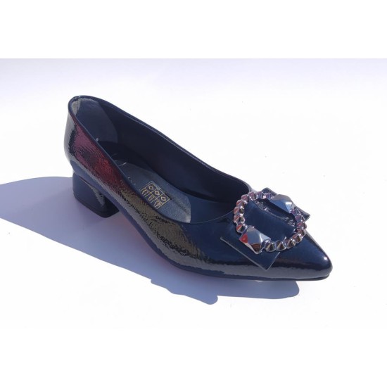 BEETY  21BY68.43 KISA TOPUK TOKALI KLASİK KADIN AYAKKABI