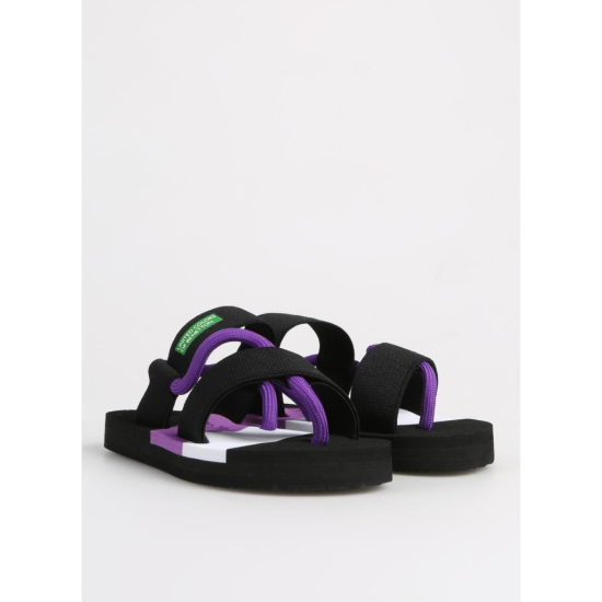 BENETTON 10214 HAFİF TABAN PARMAK ARASI KETEN KADIN SANDALET