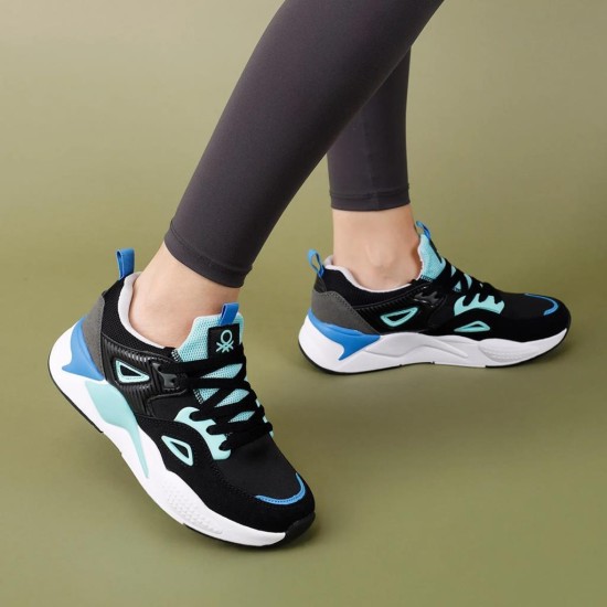 BENETTON BNİ-11109 İTHAL HAFİF UNİSEX KADIN SPOR AYAKKABI