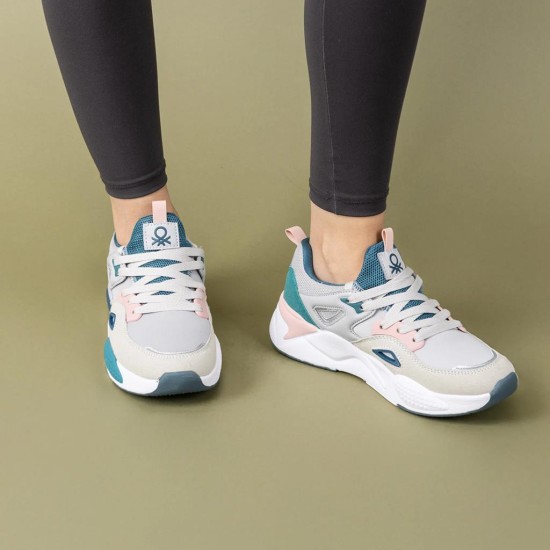 BENETTON BNİ-11109 İTHAL HAFİF UNİSEX KADIN SPOR AYAKKABI