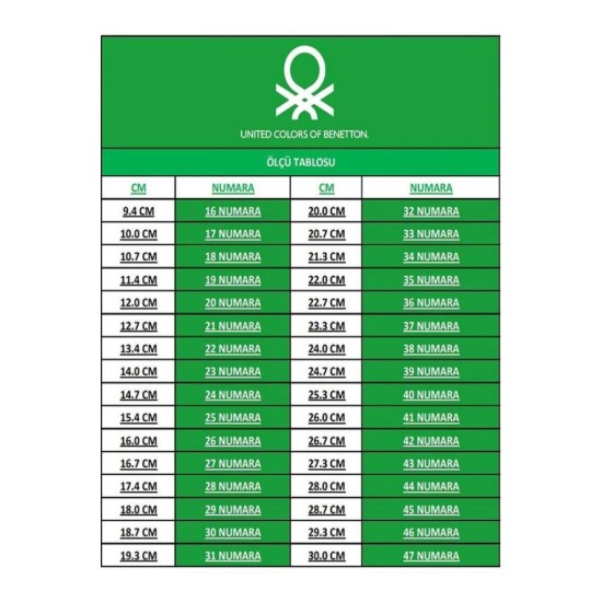BENETTON BNİ-11201 YÜKSEK TABAN HAFİF KADIN SPOR AYAKKABI