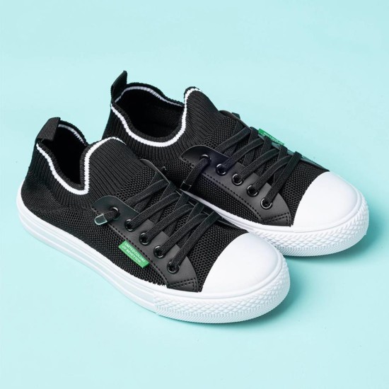 BNETTON BNİ-10233 İTHAL ESNEK KETEN SNEAKERS KADIN AYAKKABI
