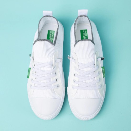 BNETTON BNİ-10233 İTHAL ESNEK KETEN SNEAKERS KADIN AYAKKABI