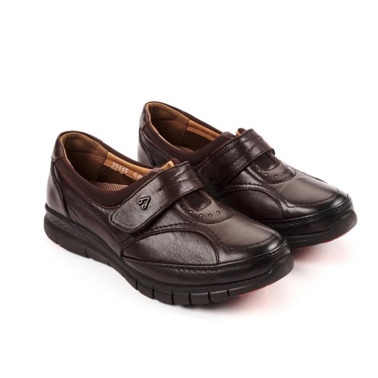 FORELLİ İRİS CIRTLI DERİ KADIN KEMİK ÇIKINTISI AYAKKABISI