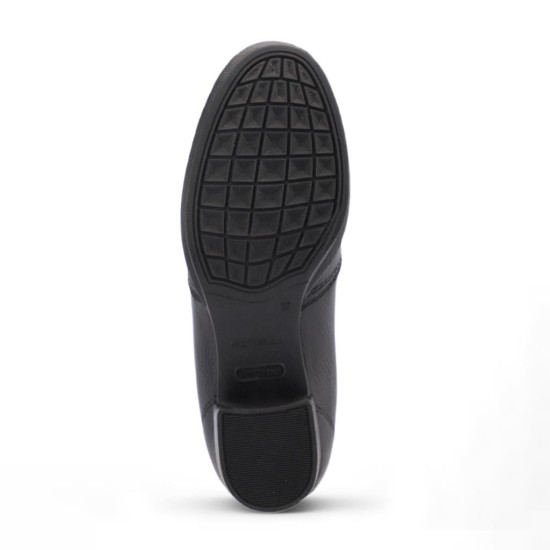 FORELLİ PİLOYD TOPUKLU DERİ YUMUŞAK KLASİK KADIN AYAKKABI