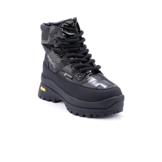 GUJA 23K386-3 YÜKSEK TABAN KÜRKLÜ KADIN KAR BOTU