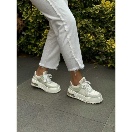 GUJA 24K319-3 KALIN TABAN TAŞLI KADIN SNEAKERS SPOR AYAKKABI