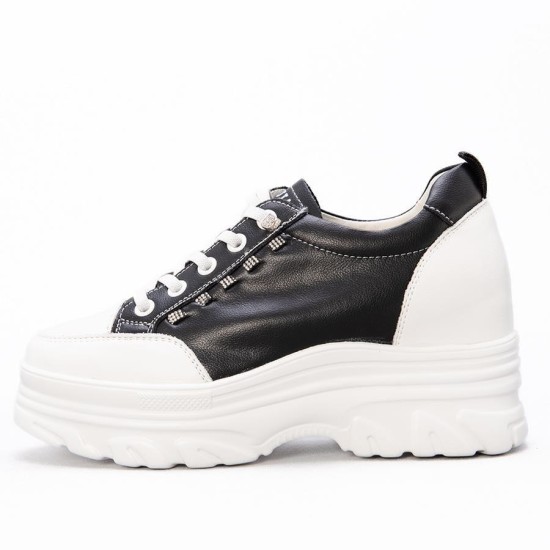 GUJA 25Y361 GİZLİ TOPUK TAŞ DETAYLI KADIN SPOR AYAKKABI