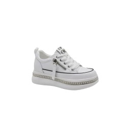 GUJA 25Y423-4 GİZLİ DOLGU TAŞ SARGILI KADIN SNEAKER AYAKKABI