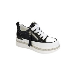 GUJA 25Y423-4 GİZLİ DOLGU TAŞ SARGILI KADIN SNEAKER AYAKKABI