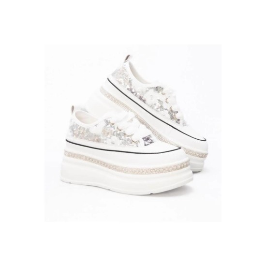 GUJA 25Y423-6 GİZLİ DOLGU PULPAYETLİ KADIN SNEAKER AYAKKABI