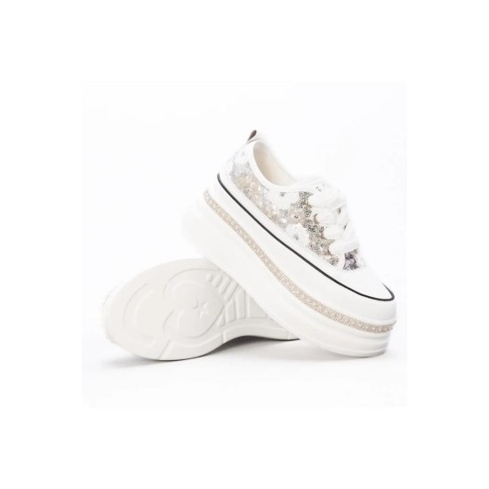 GUJA 25Y423-6 GİZLİ DOLGU PULPAYETLİ KADIN SNEAKER AYAKKABI