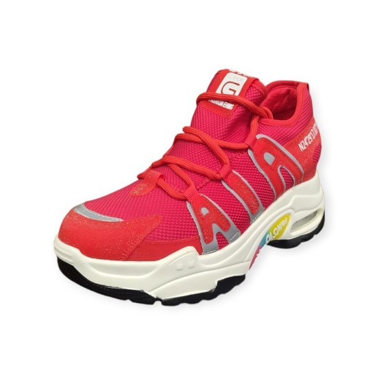 GUJA 300-12 GİZLİ TOPUK AİR TABAN KETEN KADIN SPOR AYAKKABI