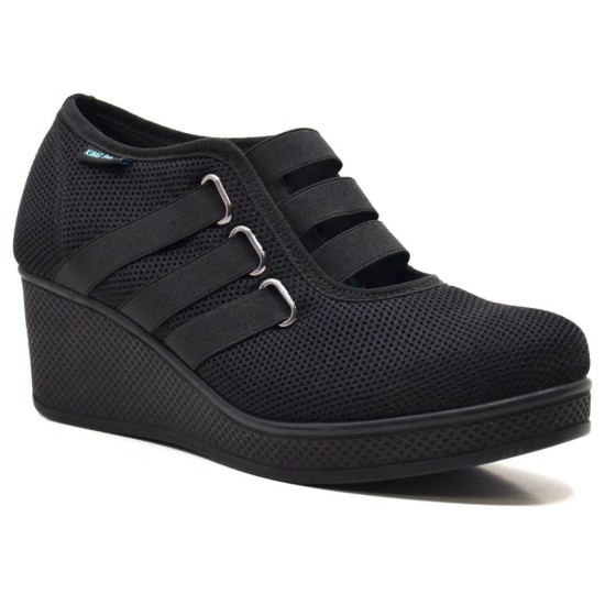 KİNG PAOLO 06201 DOLGU TOPUK TEKSTİL KADIN AYAKKABI