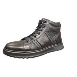 KOMCERO 3K1388 FERMUARLI DÜZ DERİ GENÇ ERKEK BOT