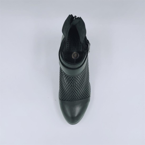 MAMMAMİA D21YA-440 TOPUKLU DERİ KADIN YAZLIK BOT