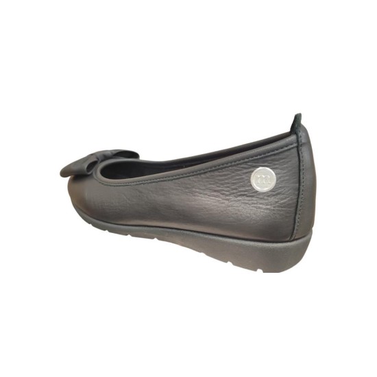 MAMMAMİA D24KA-355 DÜZ TABAN DERİ KADIN BABET AYAKKABI