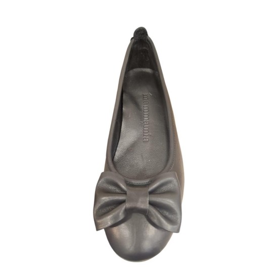 MAMMAMİA D24KA-355 DÜZ TABAN DERİ KADIN BABET AYAKKABI