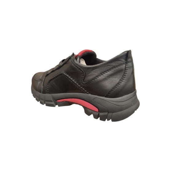 MAMMAMİA D24KA-3290 LASTİKLİ GÜNLÜK DERİ KADIN AYAKKABI