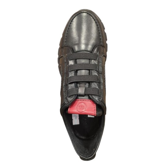 MAMMAMİA D24KA-3290 LASTİKLİ GÜNLÜK DERİ KADIN AYAKKABI