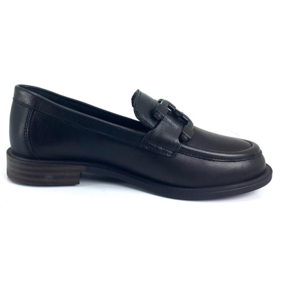 MAMMAMİA D24KA-3420 DÜZ TOPUK TOKALI KADIN DERİ AYAKKABI