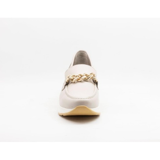 MAMMAMİA D24YA-3075 DOLGU TABAN TOKALI DERİ KADIN AYAKKABI