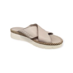 MAMMAMİA D24YT-2125 ORTOPEDİK DOLGU TABAN DERİ KADIN TERLİK