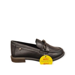 MAMMAMİA D25KA-3800 KISA TOPUK KADIN LOAFER DERİ AYAKKABI