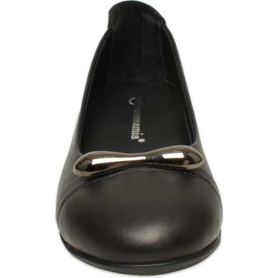 MAMMAMİA D25KA-920 GİZLİ DOLGU TOPUK DERİ KADIN AYAKKABI