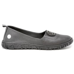 MAMMAMİA D25YA-135 TAŞ DETAYLI KADIN DERİ BABAET