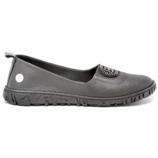 MAMMAMİA D25YA-135 TAŞ DETAYLI KADIN DERİ BABAET