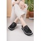 MAMMAMİA D25YA-3760  LOAFER DERİ KADIN AYAKKABI