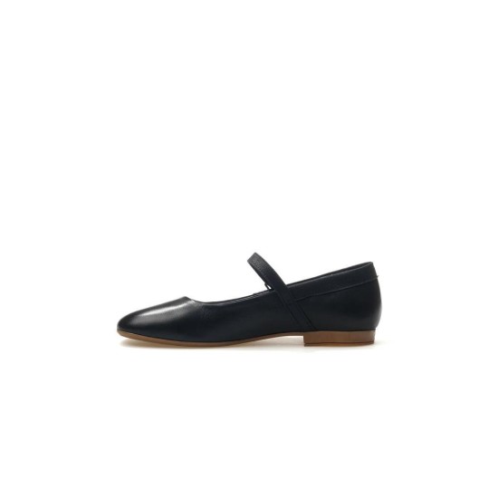 MAMMAMİA D25YA-7145 KÜT BURU BANTLI KADIN DERİ BABET