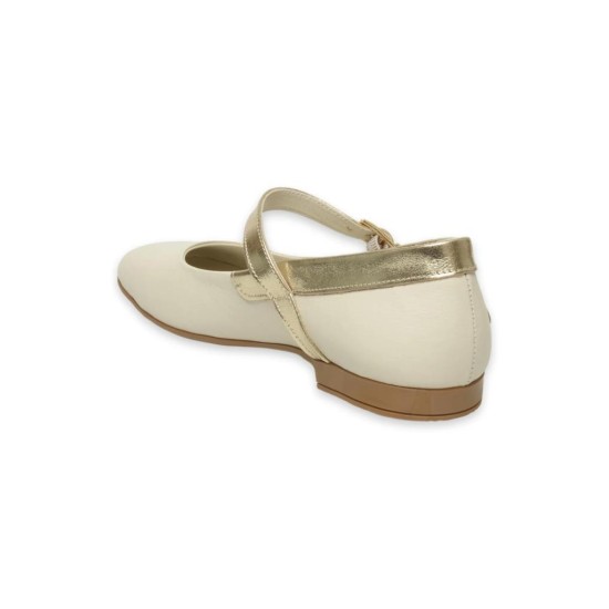 MAMMAMİA D25YA-7145 KÜT BURU BANTLI KADIN DERİ BABET