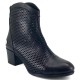 MAMMAMİA D25YA-7305 TOPUKLU DELİKLİ KADIN DERİ YAZLIK BOT