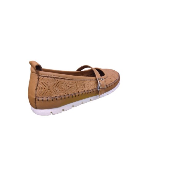 MAMMAMİA D25YA-775 KADIN DERİ BANTLI BABET