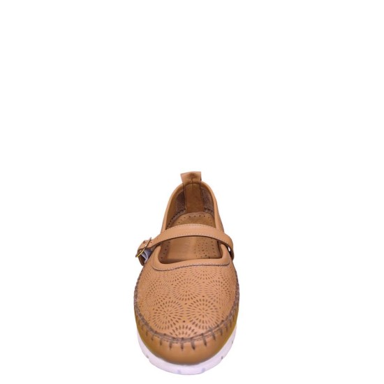 MAMMAMİA D25YA-775 KADIN DERİ BANTLI BABET