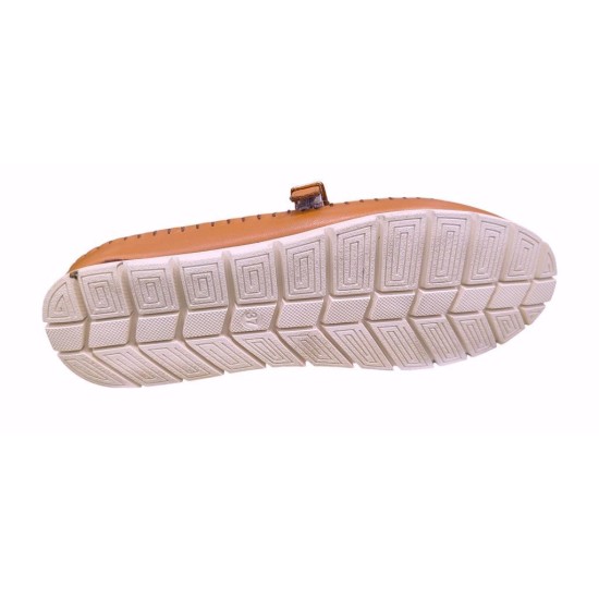 MAMMAMİA D25YA-775 KADIN DERİ BANTLI BABET