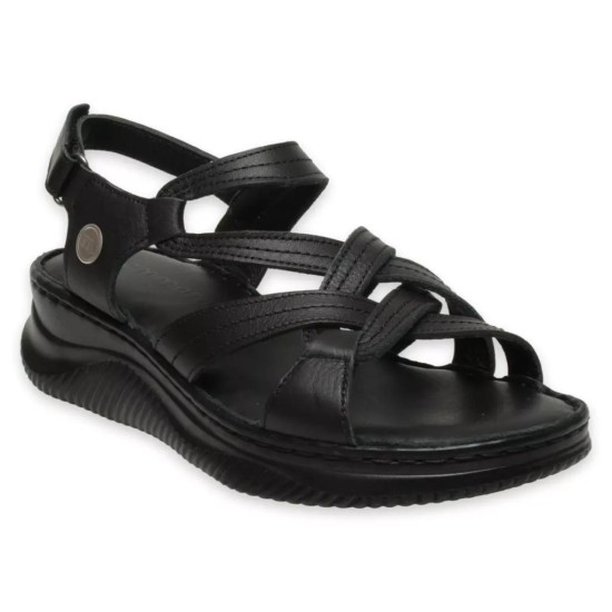 MAMMAMİA D25YS-2265 DOLGU TABAN DERİ KADIN SANDALET