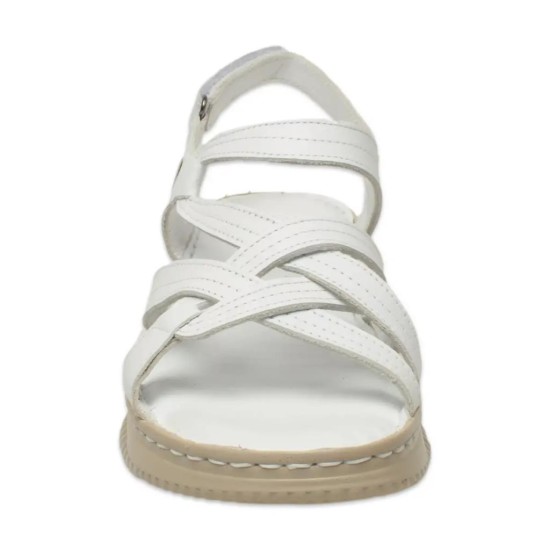 MAMMAMİA D25YS-2265 DOLGU TABAN DERİ KADIN SANDALET