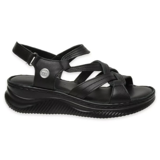 MAMMAMİA D25YS-2265 DOLGU TABAN DERİ KADIN SANDALET