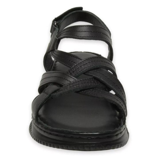 MAMMAMİA D25YS-2265 DOLGU TABAN DERİ KADIN SANDALET