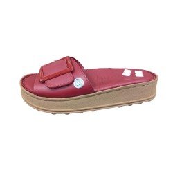 MAMMAMİA D25YT-1290 KALIN TABAN YUMUŞAK DERİ KADIN TERLİK