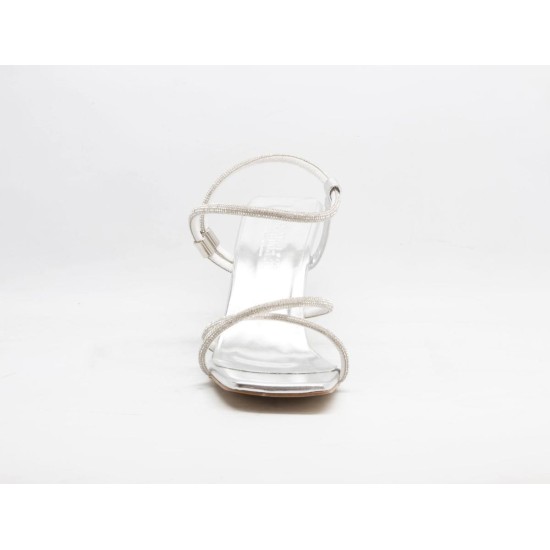 PARK MODA K2078 TAŞ ZİNCİR BANTLI TOPUKLU ABİYE SANDALET