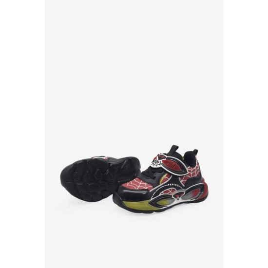 PEPİNO 2048 ÖRÜMCEK IŞIKLI PATİK ERKEK ÇOCUK SPOR AYAKKABI