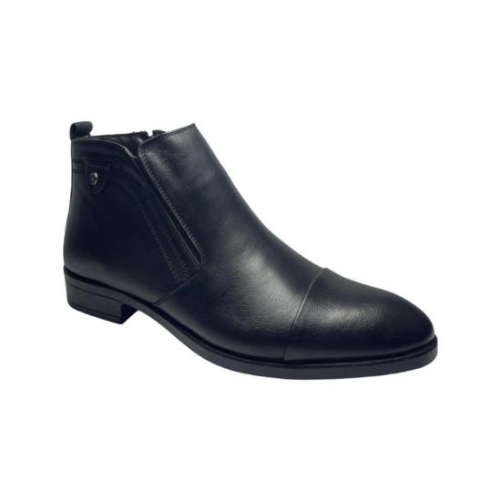 PEPİTA 6163 KÜRKLÜ DERİ KLASİK SİVRİ ERKEK BOT